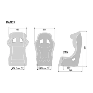 Fotel rajdowy Sparco MATRIX MY22 (FIA) - Fotele kubełkowe - miniaturka - grafika 4
