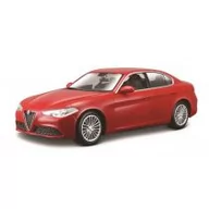 Samochody i pojazdy dla dzieci - Bburago Alfa Romeo Giulia 1:24 czerwony - miniaturka - grafika 1