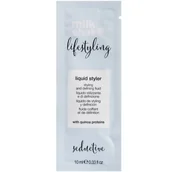 Kosmetyki do stylizacji włosów - Milk Shake Lifestylin Liquid Styler - specjalistyczny fluid z filtrem UV z proteinami jedwabiu, nadaje blask włosom 10ml - miniaturka - grafika 1