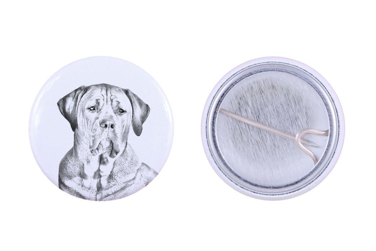 Tosa Inu, Tosa-inu, Mastif japoński - przypinka z twoim psem, dodaj własne foto, marka Art-Dog