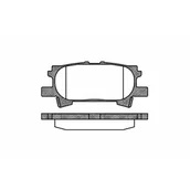 Klocki hamulcowe - Klocki hamulcowe - komplet REMSA 1040.00 - miniaturka - grafika 1