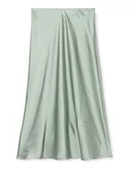 Spódnice - YAS Damska spódnica Yaspastella Hw Midi Skirt Noos, Green Milieu, XS - miniaturka - grafika 1