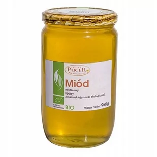 Miód lipowy BIO 950 g Pucer - Miód - miniaturka - grafika 1