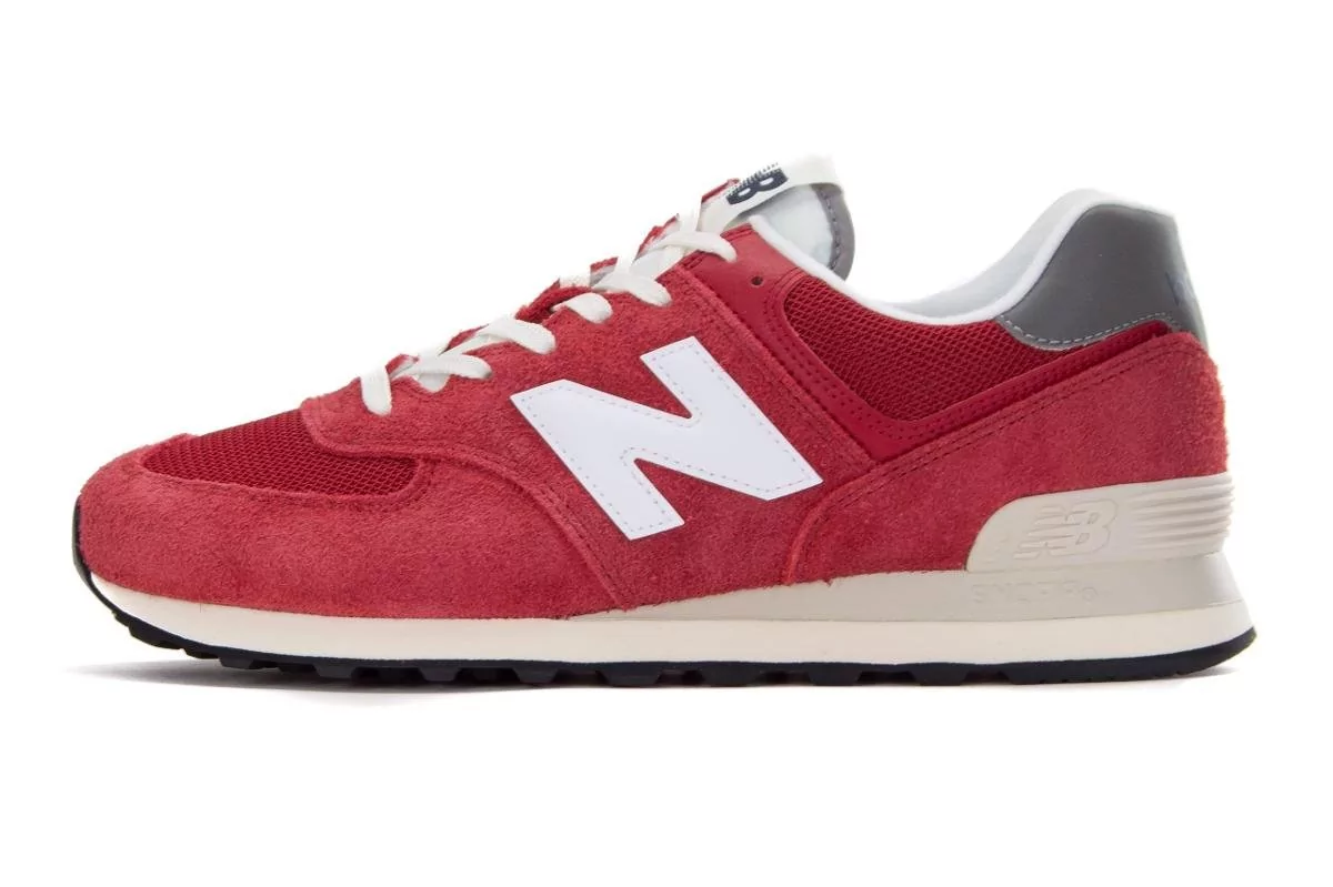 New balance 574 granatowe z czerwonym n hotsell