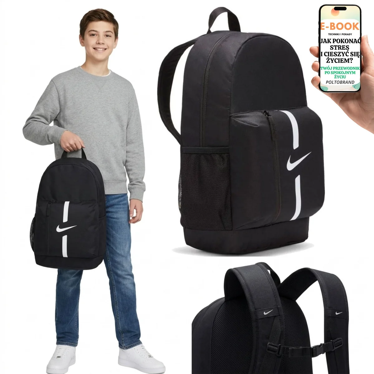 Plecak Nike Academy Team Junior Szkolny + E-BOOK-1