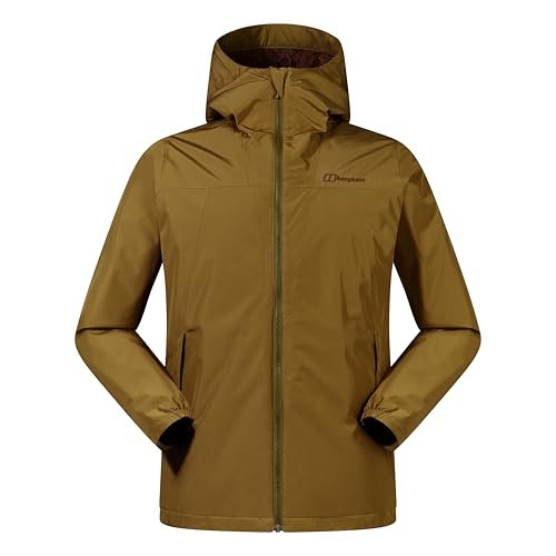 Berghaus Męska kurtka ocieplana Deluge Pro 3.0, Oak Moss, XXL