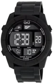 Zegarki męskie - Zegarek męski QQ M123-001 czarny - miniaturka - grafika 1
