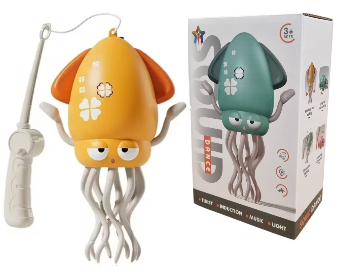 Ośmiornica Tańcząca Kałamarnica Interaktywna Zabawka Gra Świeci Tańczy Led