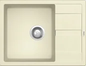 Zlewozmywaki - SCHOCK Zlew RONDA D-100L VANILLA (Cristalite+) - miniaturka - grafika 1