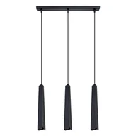 Lampy sufitowe - Lampa wisząca PRYSM 3L czarna SOLLUX LIGHTING - miniaturka - grafika 1