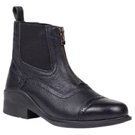 Buty do jazdy konnej - Sztyblety QHP Jodhpur Jakarta czarne, rozmiar: 37 - miniaturka - grafika 1