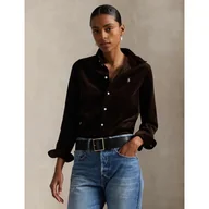 Koszule damskie - POLO RALPH LAUREN Sztruksowa koszula Slim Fit stretch - miniaturka - grafika 1