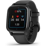 Smartwatch - Garmin Venu SQ 2 Music Czarny - miniaturka - grafika 1