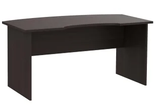 Elior Ciemnobrązowe długie biurko do pracy wenge N9-K28 - Biurka Elior Ciemnobrązowe długie biurko do pracy wenge N9-K28 - Biurka - miniaturka - grafika 1