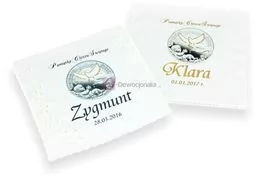 Szatka RICHELIUE z emblematem Chrzest - Ubranka do chrztu - miniaturka - grafika 1