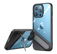 Etui i futerały do telefonów - Ugreen Fusion Kickstand Case sztywne etui z żelową ramką i podstawką do iPhone 13 Pro czarny (90153) - miniaturka - grafika 1