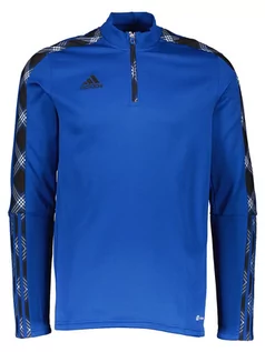 Odzież trekkingowa męska - adidas Bluza polarowa w kolorze niebieskim - grafika 1