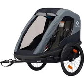 Przyczepki rowerowe - Przyczepka rowerowa HAMAX Avenida Twin Niebieski - miniaturka - grafika 1