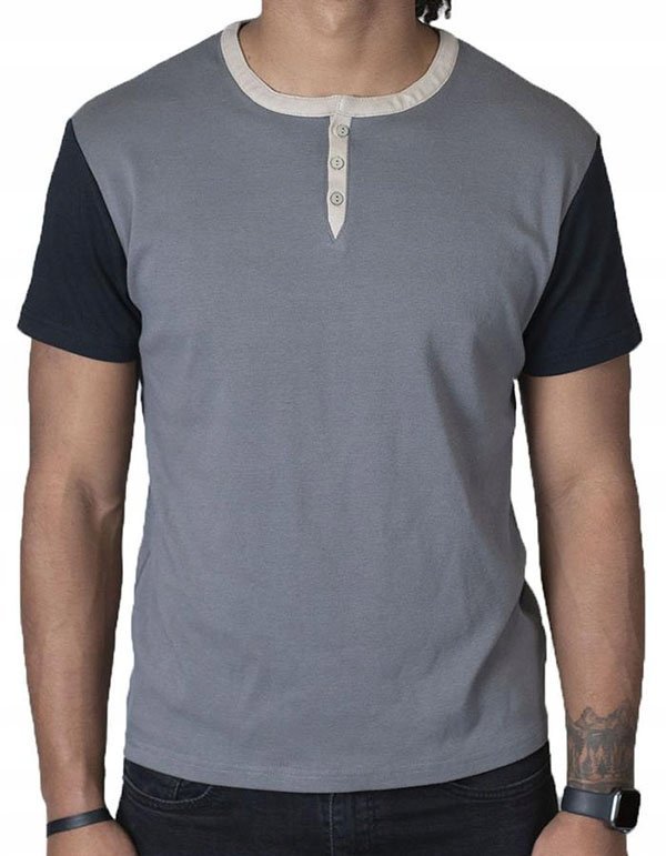 Klasyczna szara koszulka T-shirt Spear Point L