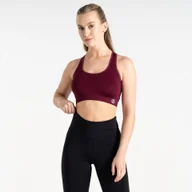 Bielizna sportowa damska - Dare 2b Damski biustonosz sportowy Dont Sweat It Różowy, Rozmiar: XS - miniaturka - grafika 1