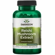 Suplementy diety - Reishi Mushroom Extract (90 kaps.) - miniaturka - grafika 1