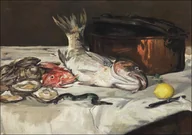 Plakaty - Galeria Plakatu, Plakat, Fish, Edouard Manet, 50x40 cm - miniaturka - grafika 1