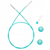 Pasmanteria - żyłka do drutów 80cm KNITPRO MINDFUL obrotowa 360 - miniaturka - grafika 1