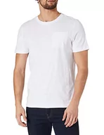 Koszulki męskie - Camel Active T-Shirt Męski 4096439T03, Broken White, S - miniaturka - grafika 1