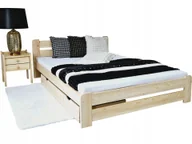 Łóżka - Łóżko wzmocnione sosnowe Eureka 160x200 producent Sypialnia stelaż - miniaturka - grafika 1