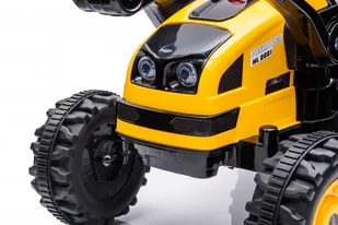 Pojazd Koparka Traktor Żółty - Pojazdy elektryczne dla dzieci - miniaturka - grafika 7