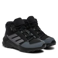 Buty trekkingowe damskie - Trekkingi adidas Terrex Ax4r Mid Rain.Rdy IF6517 Czarny - miniaturka - grafika 1