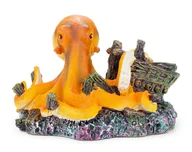 Dekoracje do akwarium - Ozdoba akwariowa Happet R060 ośmiornica 9 cm - miniaturka - grafika 1