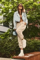 Moda i Uroda OUTLET - Ocieplane Skórzane Trampki Na Zamek Big Star MM274624 Białe  -40 - miniaturka - grafika 1