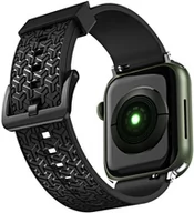 Akcesoria do smartwatchy - Watch Strap Y pasek do Watch 7 / 6 / 5 / 4 / 3 / 2 / SE (45 / 44 / 42mm) opaska bransoleta do zegarka czarny - miniaturka - grafika 1