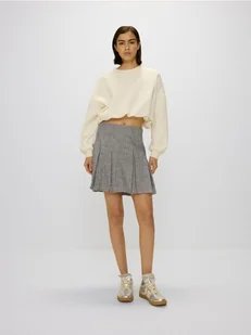 Reserved - LADIES` SKIRT - szary - Spódnice - miniaturka - grafika 1