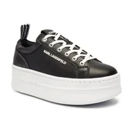 Moda i Uroda OUTLET - Karl Lagerfeld Skórzane sneakersy KOBO - miniaturka - grafika 1