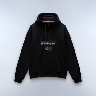 Męska Bluza NAPAPIJRI BURGEE HZH 2.0 NP0A4I5E0411 – Czarny - Bluzy męskie - miniaturka - grafika 1