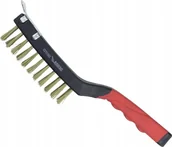 Narzędzia warsztatowe - Dedra Szczotka druciana 4-rzędowa+skrob, mosiądz,285mm,dwumat.uchw - miniaturka - grafika 1