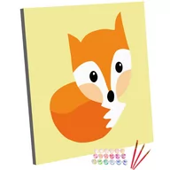 Malowanie po numerach - Zestaw do malowania po numerach, 20x20, Lis Leon - miniaturka - grafika 1