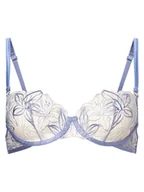 Biustonosze - Bluebella Biustonosz damski na fiszbinach - Lilly Kobiety Sztuczne włókno niebieski jednolity, 70B - miniaturka - grafika 1