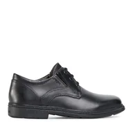 Buty dla chłopców - Półbuty Geox J Federico C J04D1C 00043 C9999 S Czarny - miniaturka - grafika 1