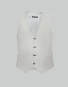 Kamizelki męskie - kamizelka pantane slim fit szary - miniaturka - grafika 1