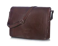 Torebki damskie - Męska brązowa torba miejska na ramię Solier S11 - miniaturka - grafika 1