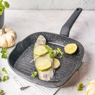 PATELNIA GRILLOWA MARMURKOWA KLAUSBERG 24cm KB-7661 - Patelnie - miniaturka - grafika 2