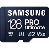 Karty pamięci - Karta pamięci Samsung Micro SDXC PRO Ultimate 128GB UHS-I U3 (200R/130W) + SD adaptér (MB-MY128SA/WW) - miniaturka - grafika 1