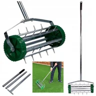 Wertykulatory i aeratory - Aerator Wertykulator Ręczny Obrotowy Walcowy Kolce Trawy Trawnika 42 Cm - miniaturka - grafika 1