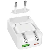 Ładowarki do telefonów - Ładowarka sieciowa SBS Flexi 45W Biały - miniaturka - grafika 1