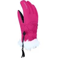 Rękawice narciarskie - Rękawice narciarskie dziecięce Viking Meris Jr różowe - miniaturka - grafika 1
