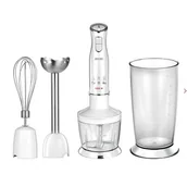 Blendery ręczne - Blender ręczny Mpm MBL-36 1200 W biały - miniaturka - grafika 1