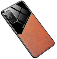 Etui i futerały do telefonów - Mocco Lens Leather Back Case for Apple iPhone 12 Pro Orange - miniaturka - grafika 1